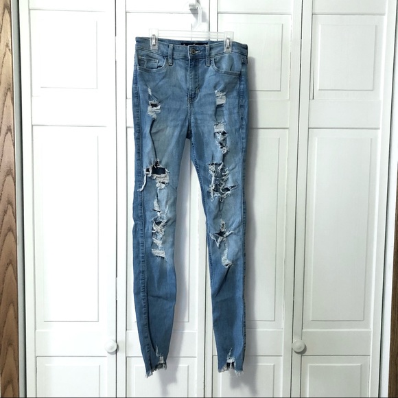 Hollister High-Rise Super Skinny Jeans Size 3Long - Picture 1 of 5